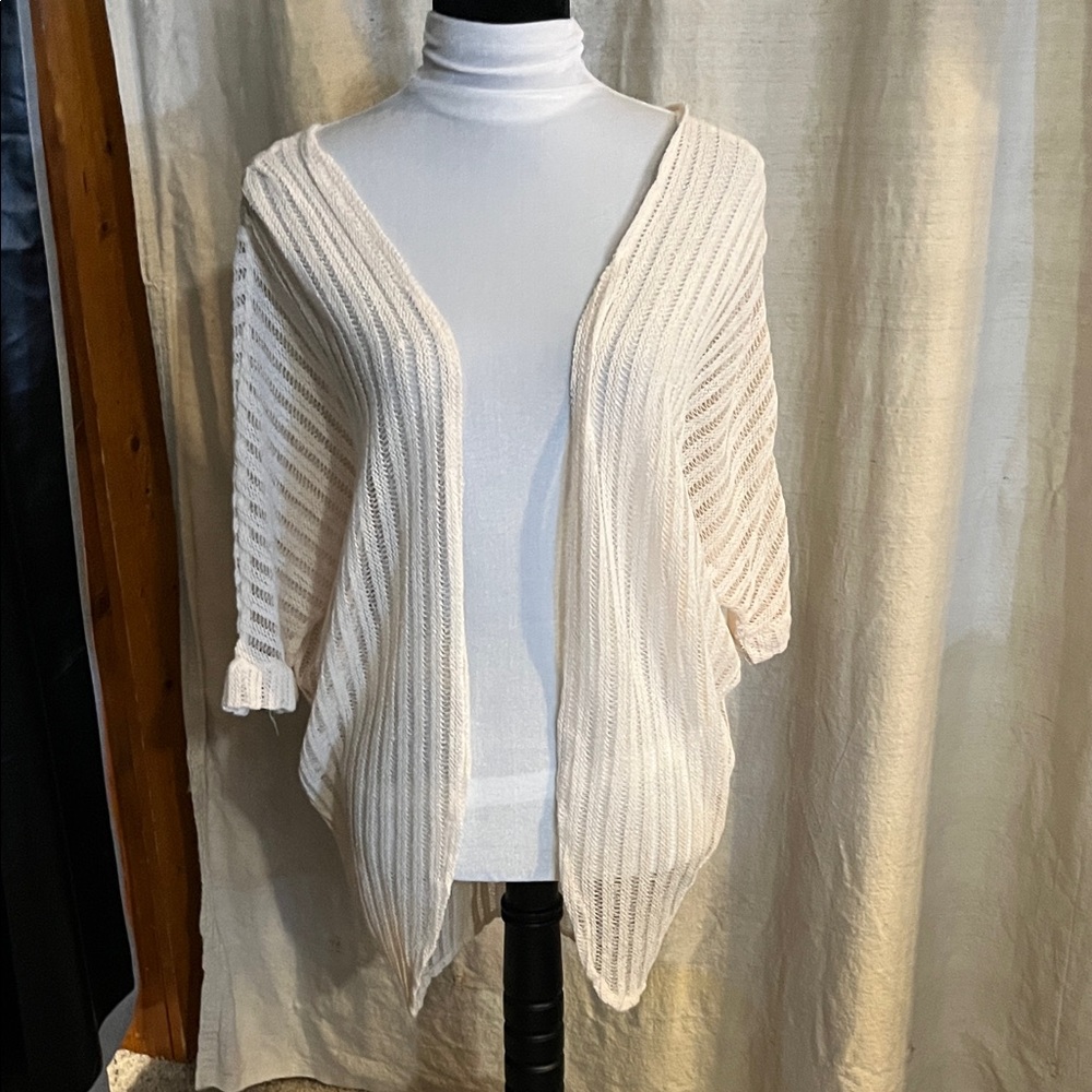 Source Unknown Cream Knit Cardigan